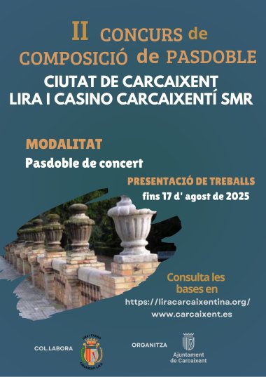 II CONCURSO DE COMPOSICIÓN DE PASODOBLE
